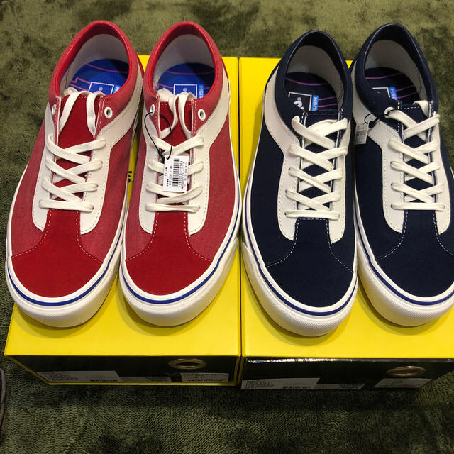 RHUDE × VANS BOLD NI レッド　& ネイビー　27 セットスニーカー