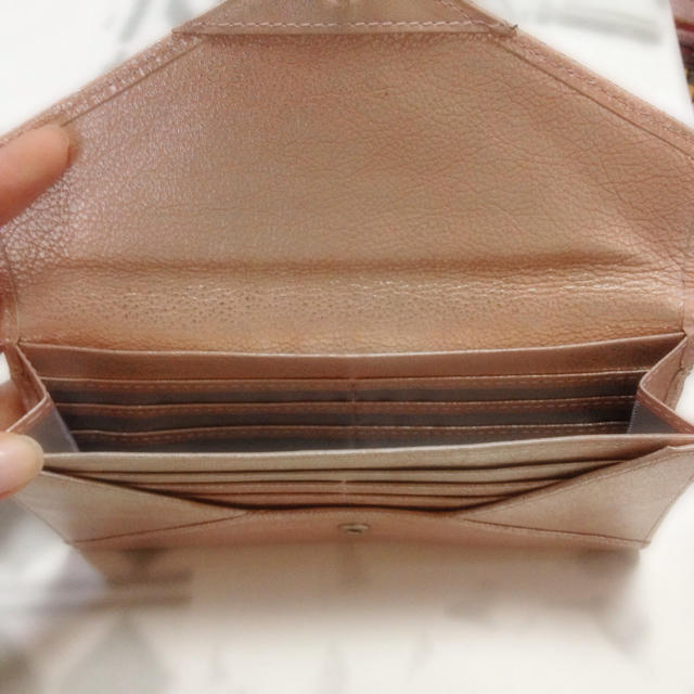 値下げ☆シャイニーピンクの長財布☆ レディースのファッション小物(財布)の商品写真