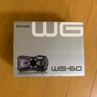 リコー(RICOH)の新品未使用　RICOH WG-60ブラック　防水　耐衝撃　防塵デジタルカメラ(コンパクトデジタルカメラ)