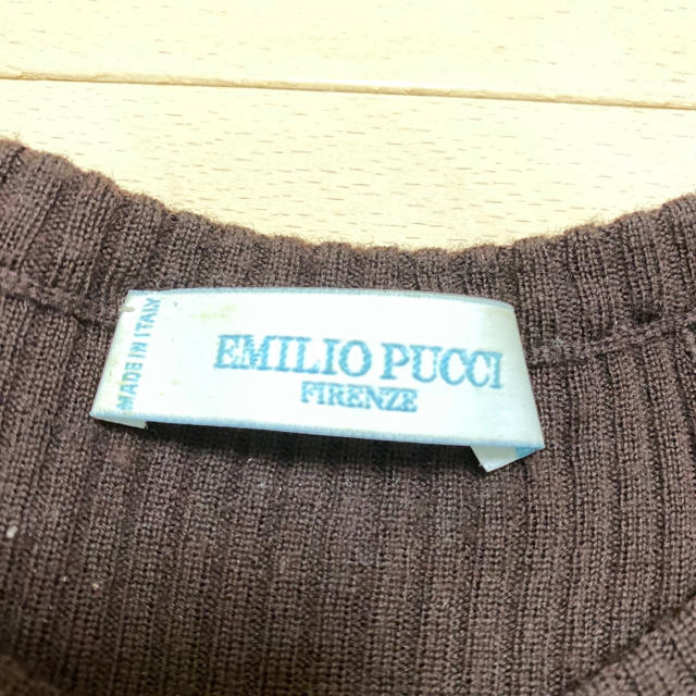 EMILIO PUCCI(エミリオプッチ)の亜紀さま専用です♡エミリオプッチ  シルク　ニットカーディガン レディースのトップス(カーディガン)の商品写真