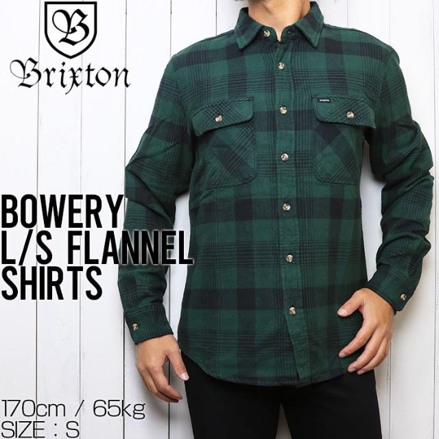 BRIXTON ブリクストン BOWERY L/S FLANNEL SHIRTS