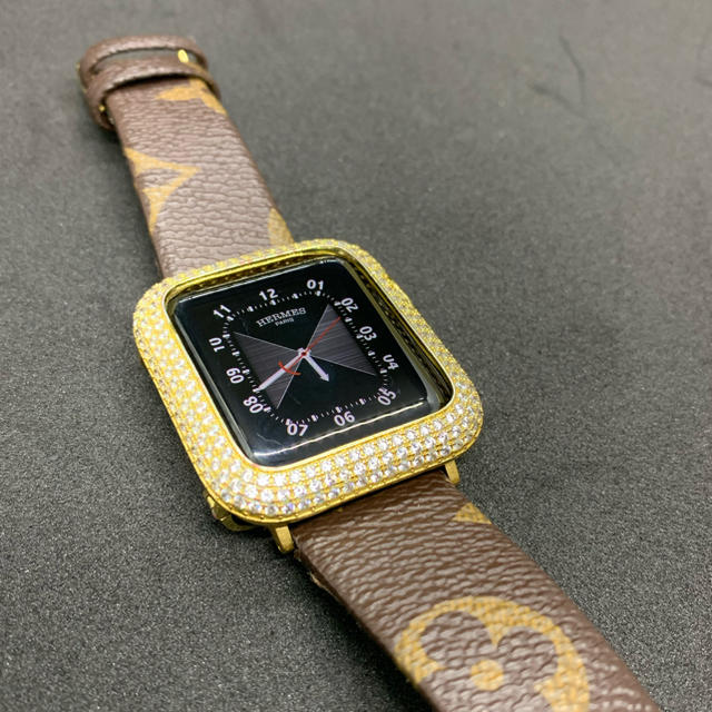 Apple watch 38mm用カスタムベゼルカバーケース