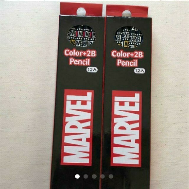 MARVEL(マーベル)の2B鉛筆  2ダースセット MARVEL 新品 マーベル エンタメ/ホビーのアート用品(鉛筆)の商品写真