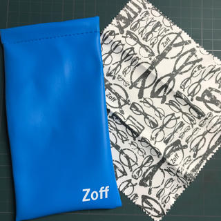 ゾフ(Zoff)のZoff メガネケース　メガネ柄のメガネ拭き(その他)