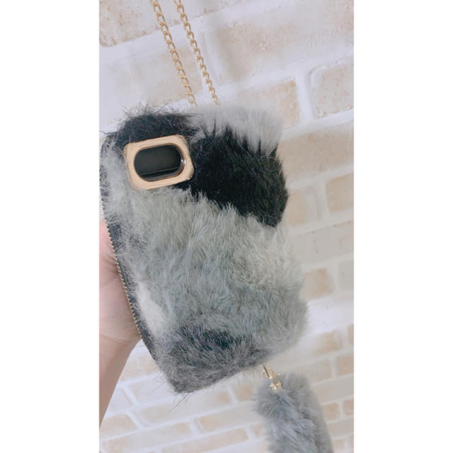 ANAP(アナップ)のANAP iPhone6S mixファーポシェット アナップ スマホ/家電/カメラのスマホアクセサリー(iPhoneケース)の商品写真