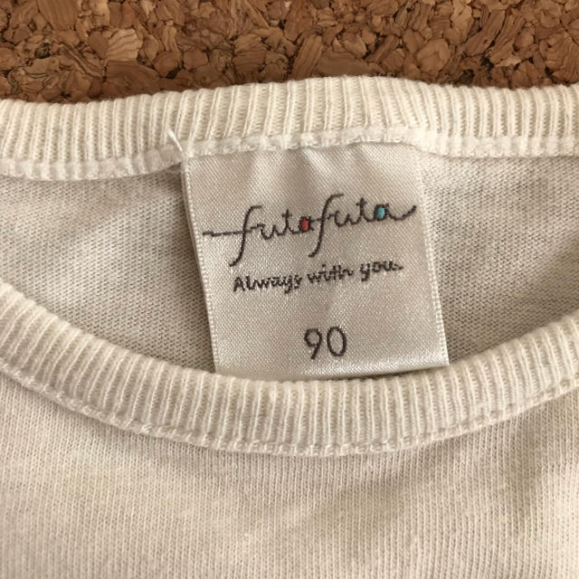 futafuta(フタフタ)のfutafuta 重ね着風トップス紺 キッズ/ベビー/マタニティのキッズ服女の子用(90cm~)(Tシャツ/カットソー)の商品写真