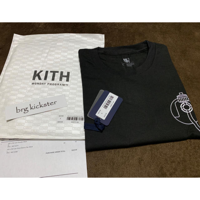 Supreme(シュプリーム)のKith Monday Program Def Jam Tee L 黒 メンズのトップス(Tシャツ/カットソー(半袖/袖なし))の商品写真