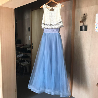 カラードレス♡手袋付き(ウェディングドレス)