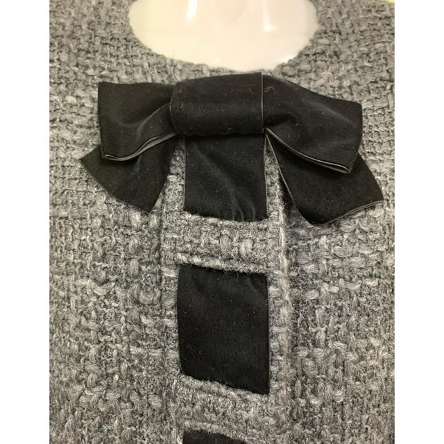 《美品》☆M‘s GRACY☆ツイードリボンコート 38