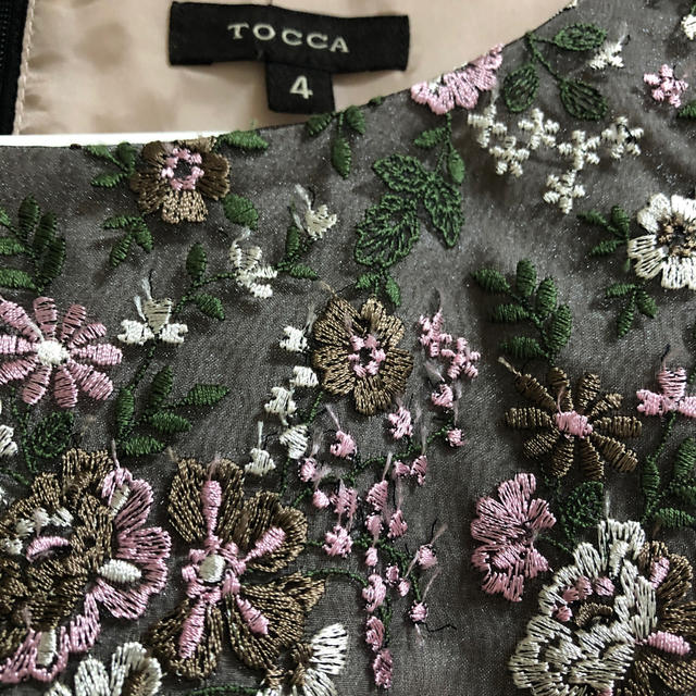 TOCCA(トッカ)のtocca 刺繍ワンピース レディースのワンピース(ひざ丈ワンピース)の商品写真