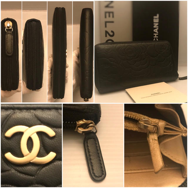 CHANEL(シャネル)のリロ様専用　CHANEL❤️カメリア  ラウンドファスナー❤️ レディースのファッション小物(財布)の商品写真