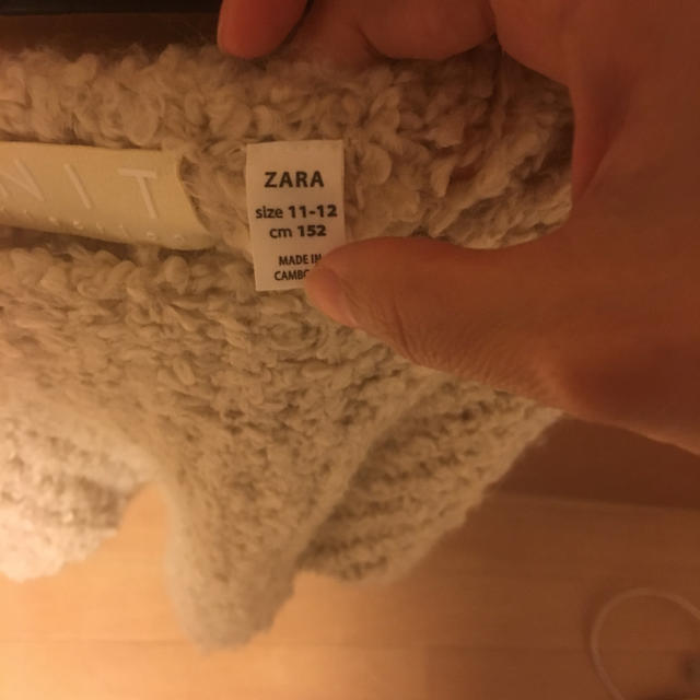 ZARA(ザラ)のZARA リボン付きクロップド丈セーター レディースのトップス(ニット/セーター)の商品写真