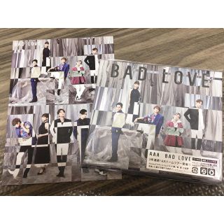 AAA BADLOVE DVDポスカ付き(ポップス/ロック(邦楽))