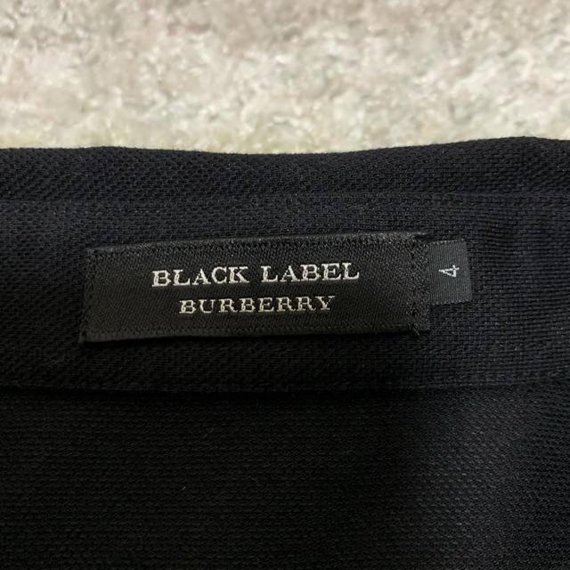 BURBERRY BLACK LABEL(バーバリーブラックレーベル)のバーバリー　ブラックレーベル　ポロシャツ　4 メンズのトップス(ポロシャツ)の商品写真