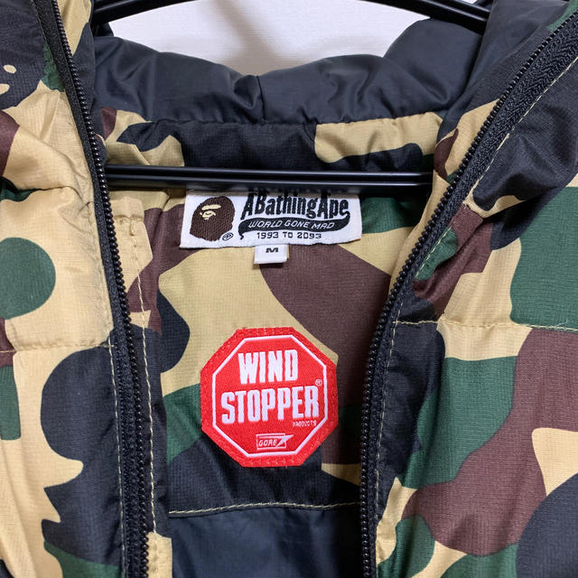 A BATHING APE(アベイシングエイプ)のアベイシングエイプ  シャーク　ダウンジャケット メンズのジャケット/アウター(ダウンジャケット)の商品写真