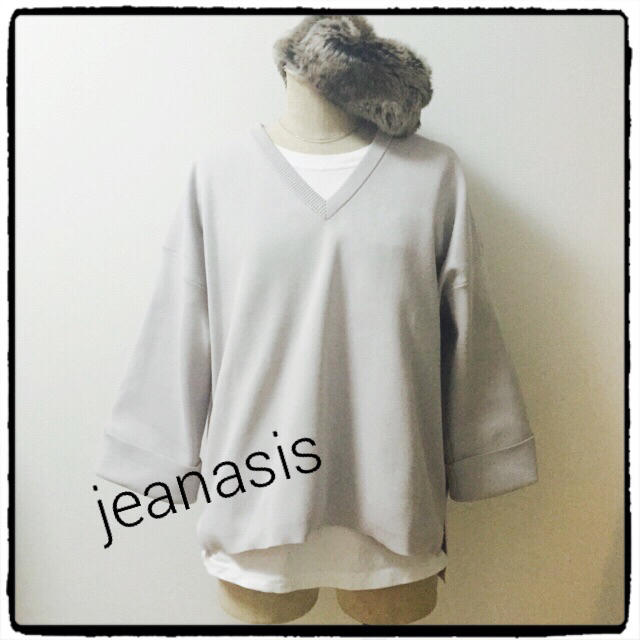 JEANASIS(ジーナシス)の【jeanasis】Vネックゆるニット✨ レディースのトップス(ニット/セーター)の商品写真
