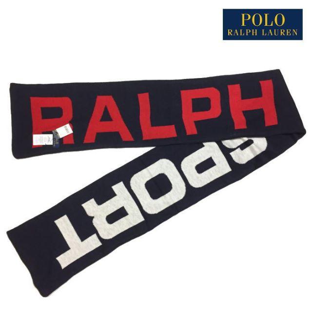 POLO RALPH LAUREN(ポロラルフローレン)の新品　ポロ　ラルフローレン POLO SPORT　ロゴ　クラシック　マフラー メンズのファッション小物(マフラー)の商品写真