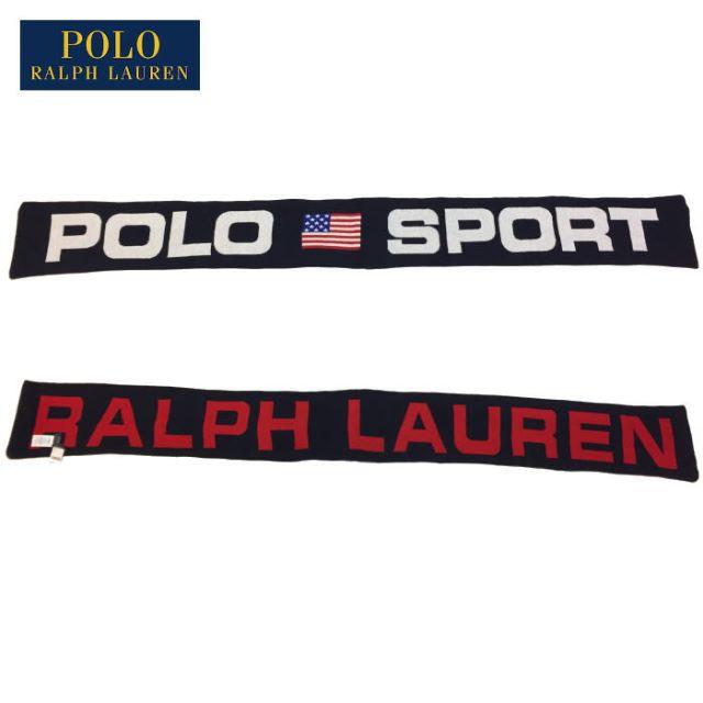 マフラー新品 ポロ ラルフローレン POLO SPORT ロゴ クラシック