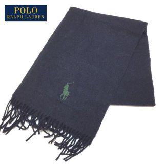 ポロラルフローレン(POLO RALPH LAUREN)の新品　ポロ　ラルフローレン　ビッグポニー　イタリア製　ウール　マフラー(マフラー)