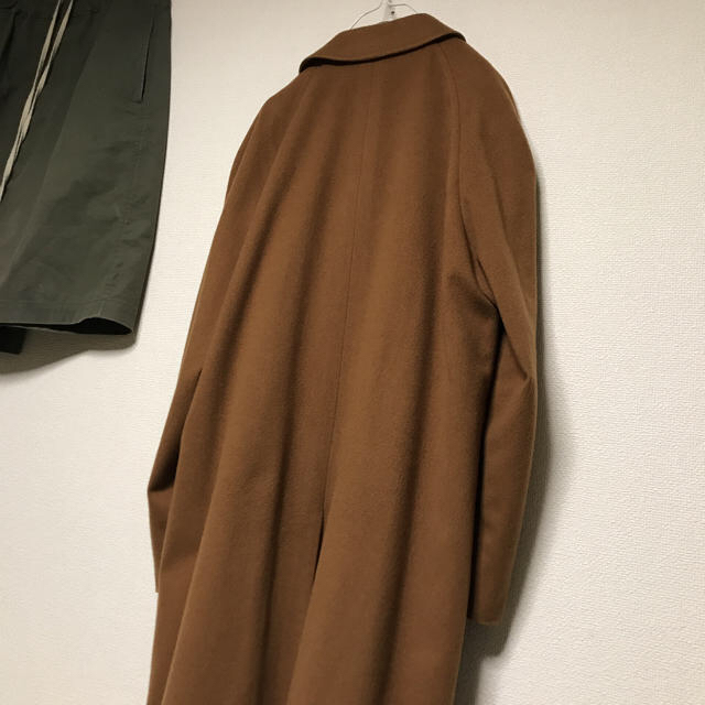 COMOLI(コモリ)のpure cashmere 100% Balmacaan coat メンズのジャケット/アウター(ステンカラーコート)の商品写真