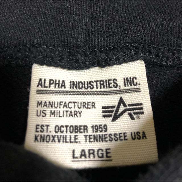 ALPHA INDUSTRIES(アルファインダストリーズ)のby kid様専用　ALPH INDUSTRIES INC. パーカー メンズＬ メンズのトップス(パーカー)の商品写真