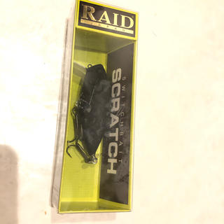 スクラッチ　漆黒カラー　RAID JAPAN　レイドジャパン新品(ルアー用品)