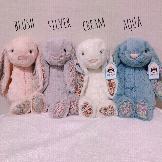 gelato pique(ジェラートピケ)のjellycat  大人気　ブロッサムバニー　M 新品 エンタメ/ホビーのおもちゃ/ぬいぐるみ(ぬいぐるみ)の商品写真