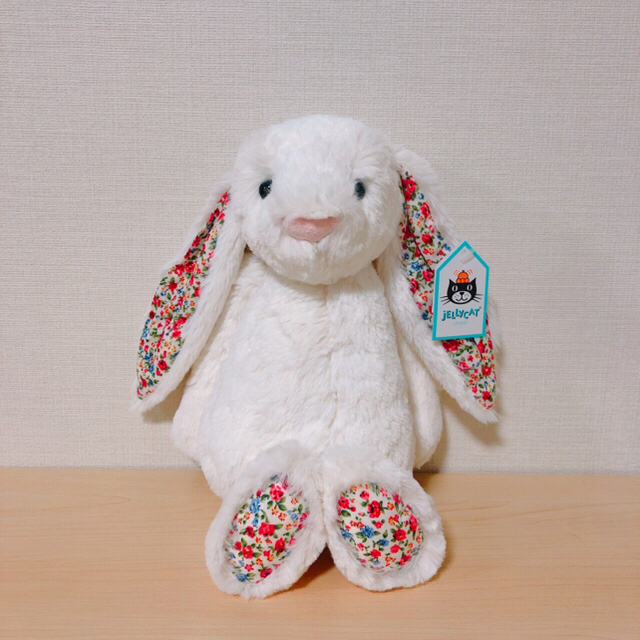 gelato pique(ジェラートピケ)のjellycat  大人気　ブロッサムバニー　M 新品 エンタメ/ホビーのおもちゃ/ぬいぐるみ(ぬいぐるみ)の商品写真