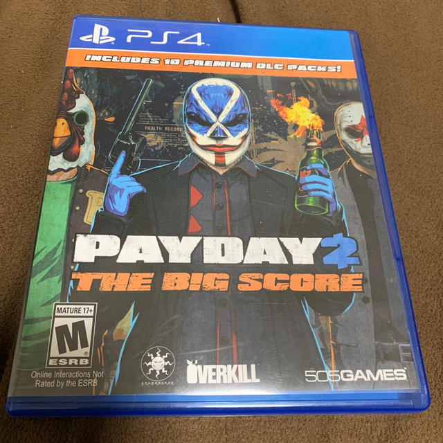 PlayStation4(プレイステーション4)のPS4 PAYDAY2 THE BIG SCORE  エンタメ/ホビーのゲームソフト/ゲーム機本体(携帯用ゲームソフト)の商品写真