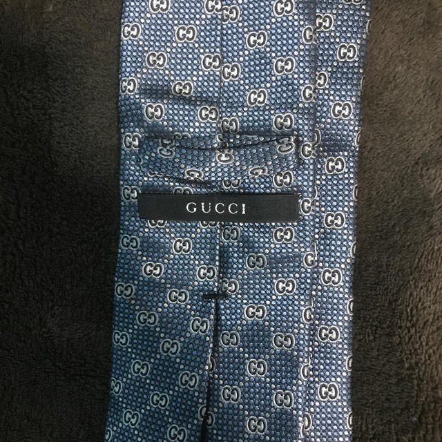 Gucci(グッチ)のGUCCI グッチ ネクタイ ブルー メンズのスーツ(その他)の商品写真