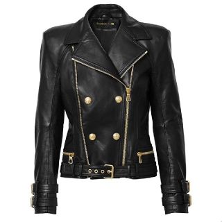 バルマン(BALMAIN)の最終値下げH&M × Balmain レザーバイクジャケット(ライダースジャケット)