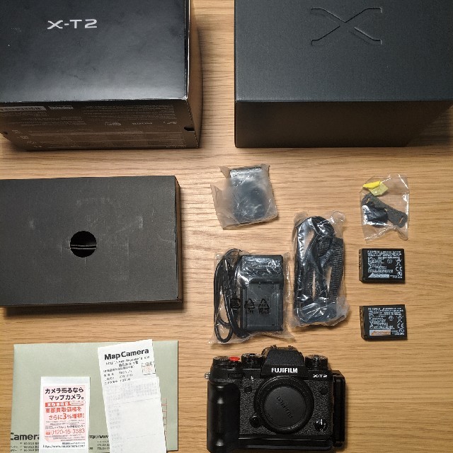 配送員設置 - 富士フイルム 【美品】FUJIFILM ブラック 本体のみ X-T2