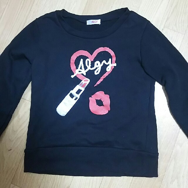 ALGY トレーナー140センチ キッズ/ベビー/マタニティのキッズ服女の子用(90cm~)(Tシャツ/カットソー)の商品写真