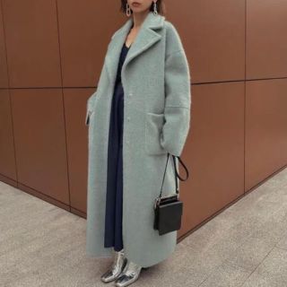 アメリヴィンテージ(Ameri VINTAGE)のaki様専用BLANKET LIKE FAKE MOUTON COAT ミント(ムートンコート)