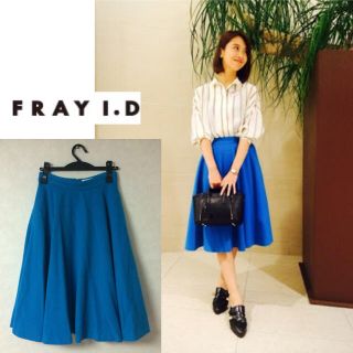 フレイアイディー(FRAY I.D)のFRAY I.Dウールボリュームスカート(ひざ丈スカート)