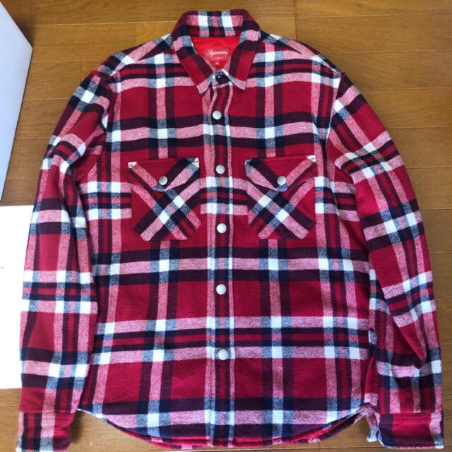 Supreme(シュプリーム)の17AW Quilted Arc Logo Flannel Shirt  メンズのトップス(シャツ)の商品写真