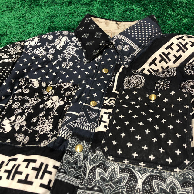 VISVIM(ヴィスヴィム)のハク様　visvim 広島展会 ICT BANDANA KERCHIEF JKT メンズのジャケット/アウター(ダウンジャケット)の商品写真