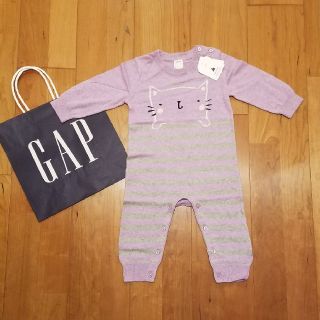 ベビーギャップ(babyGAP)の70 ニットカバーオール　ロンパース(カバーオール)