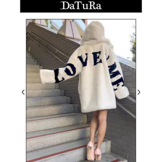 DaTuRa(ダチュラ)のDaTuRa  LOVEファーコート レディースのジャケット/アウター(毛皮/ファーコート)の商品写真
