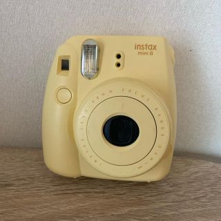 フジフイルム(富士フイルム)のチェキ　instax mini 8 イエロー(フィルムカメラ)