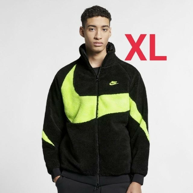 NIKE ボアジャケット　サイズXＬ　ナイキ　ビッグスウッシュ