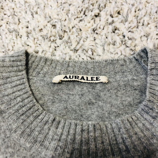 【送料込】AURALEE WOOL KNIT BIG P/O size:3 メンズのトップス(ニット/セーター)の商品写真