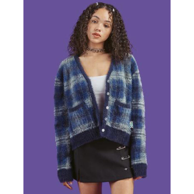 超人気❗️UNIF Clothingユニフ チェック柄 TYカーディガン