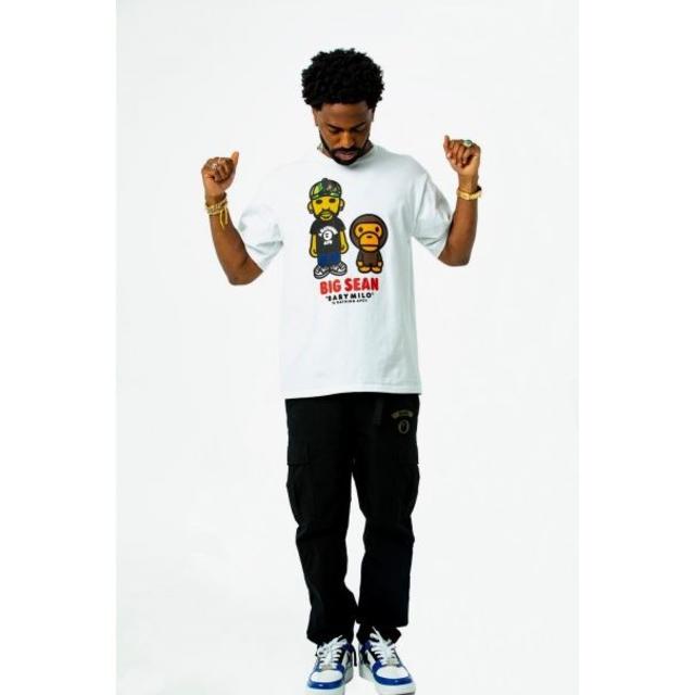 込み BIG SEAN X BAPE BABY MILO TEE 白M | フリマアプリ ラクマ