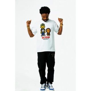 アベイシングエイプ(A BATHING APE)の込み BIG SEAN X BAPE BABY MILO TEE 白M(Tシャツ/カットソー(半袖/袖なし))