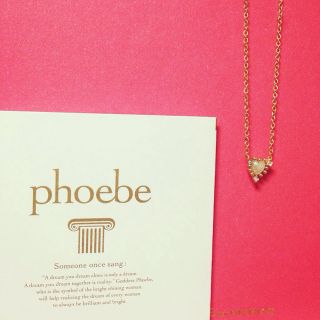 フィービィー(phoebe)のphoebe ハートネックレス(ネックレス)