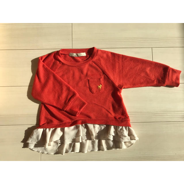 GLOBAL WORK(グローバルワーク)の【GLOBAL WORK】ロンT ニット Ｓサイズ キッズ/ベビー/マタニティのキッズ服女の子用(90cm~)(ニット)の商品写真