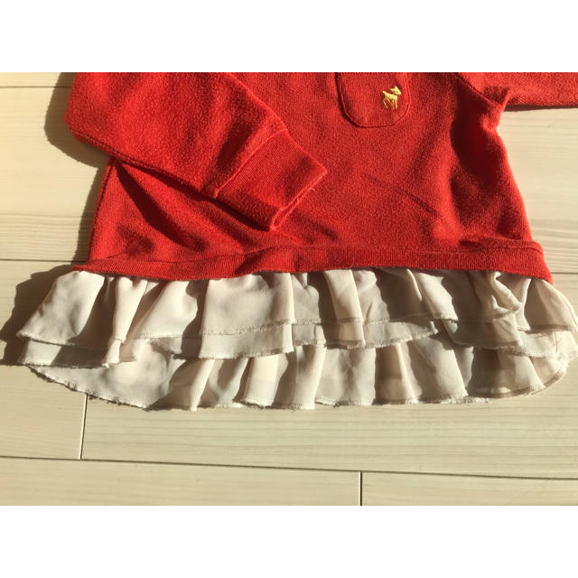 GLOBAL WORK(グローバルワーク)の【GLOBAL WORK】ロンT ニット Ｓサイズ キッズ/ベビー/マタニティのキッズ服女の子用(90cm~)(ニット)の商品写真