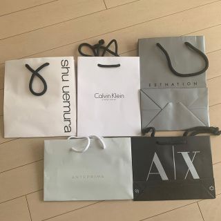 カルバンクライン(Calvin Klein)の　ブランドショッパー5袋セット(ショップ袋)