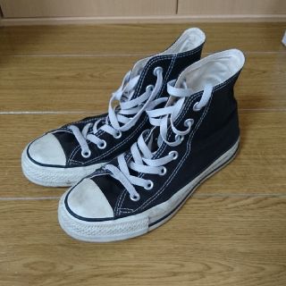 コンバース(CONVERSE)のCONVERSE hi ブラック 22.5cm(スニーカー)